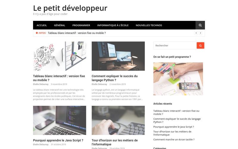 Le petit développeur - Il n'y a pas d'âge pour coder
