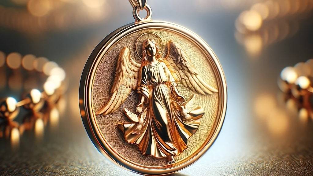 Médaille de la Vierge priante : un symbole de dévotion et de protection par Augis